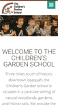 Mobile Screenshot of childrensgarden.org