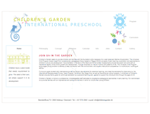 Tablet Screenshot of childrensgarden.dk